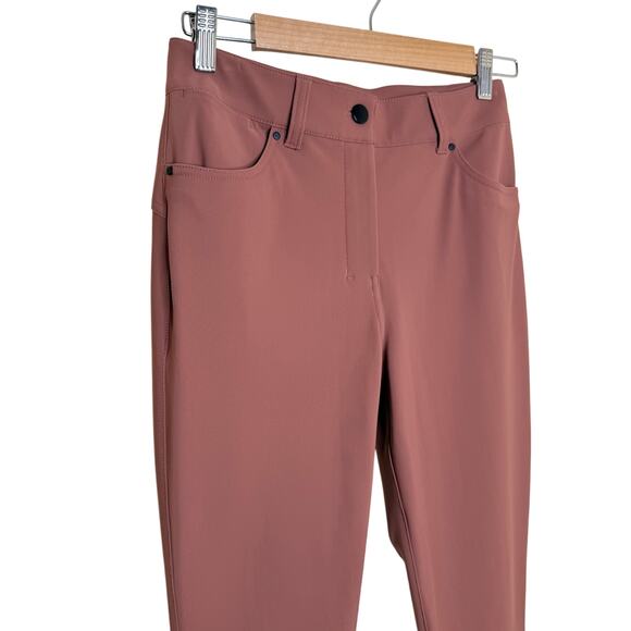 Lululemon Women’s 27 City Sleek Slim Fit High Rise Pants 5-Pocket Copper Brown - Picture 5 of 8